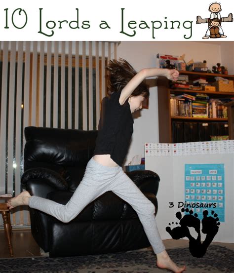 See more ideas about 12 days of christmas, coloring pages, christmas. 10 Lords a Leaping: Jumping Activities | 3 Dinosaurs