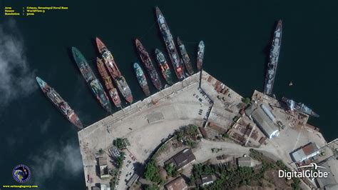 Worldview 3 Image Crimea Sevastopol Naval Base Satellite Imaging Corp