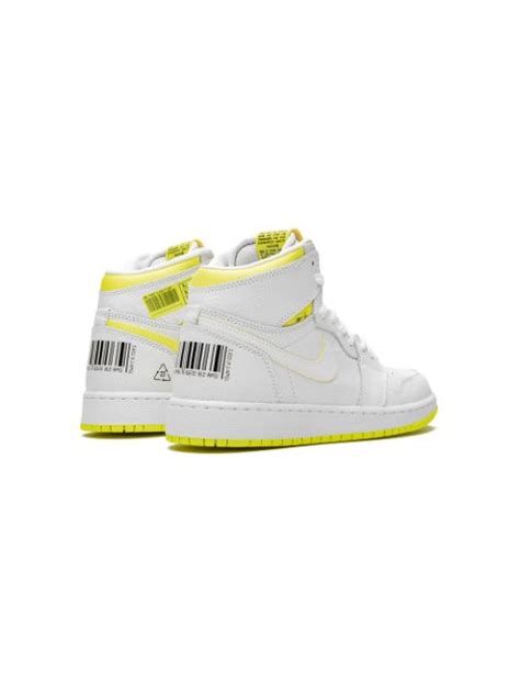 Shop White Nike Kids Air Jordan 1 Retro High Og Gs Sneakers With