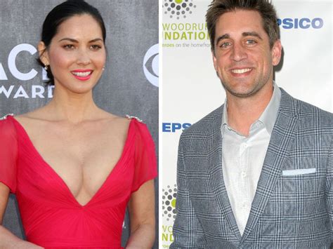 I said last year i didn't know if that was actually possible to be able to finish. Flirt! Olivia Munn tröstet sich mit Aaron Rodgers ...