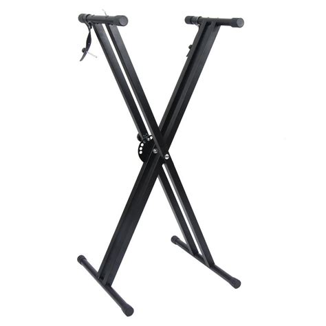 Glarry Heavy Duty Double Braced X-Style Keyboard & Piano Stand with
