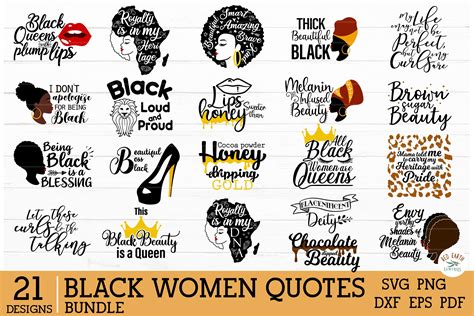 Drawing And Illustration Digital Black Lady Svg Files For Cricut African