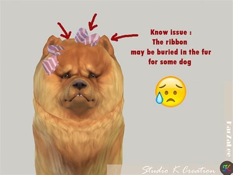 Dog Head Bow At Studio K Creation Sims 4 Updates