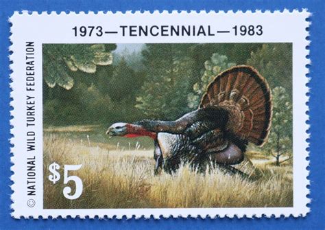 u s nwts01 1983 national wild turkey federation special stamp series ebay