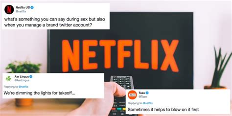 netflix goes viral for its sex pun filled twitter thread popsugar love and sex