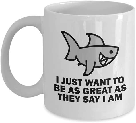 shark week shark week mug wanna be great as they say i