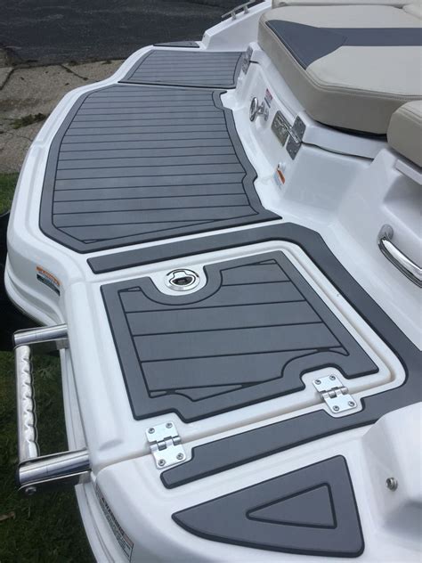 Aquatrac Swim Platform Mat Installed By Us Motor Boats Boat Swimming