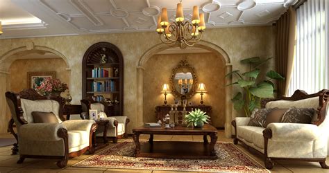 Our most popular living room ideas yet! Living Room With Royal Furniture 3D Model MAX | CGTrader.com