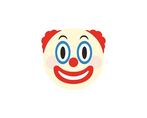 Vector Clown Emoji Design Svg  Png Eps Etsy