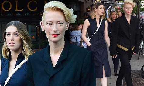 Tilda Swinton And Actress Daughter Honor Make A Sleek Duo As They Leave