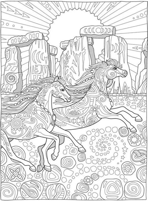 Get This Adult Coloring Pages Animals Horse 3