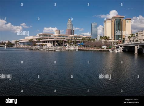 Downtown Skyline And Hillsborough River Tampa Fl Stock Photo Alamy