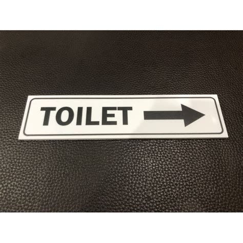Jual Rambu K3 Toilet Ke Kanan Ready Stock Shopee Indonesia