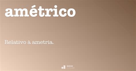 Amétrico Dicio Dicionário Online de Português