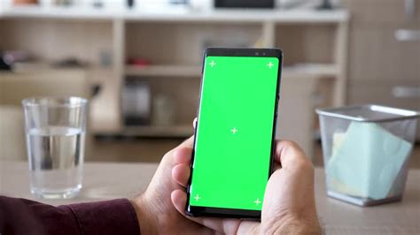 Smartphone With A Green Screen Stock Video Motion Array
