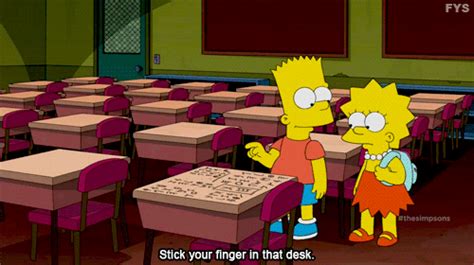 The Simpsons Classroom  Find And Share On Giphy