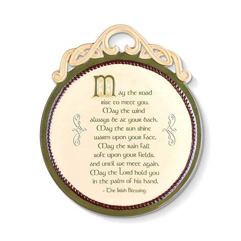 The Irish Blessing Wall Plaque