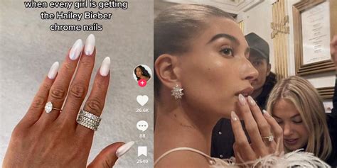 tiktok goes wild over hailey bieber s donut glazed nails here s how to recreate the manicure