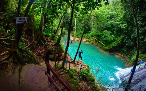 Ultimate Waterfall Jumping At The Blue Hole Energize Your Jamaica Trip