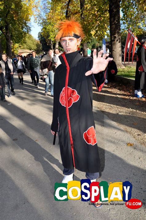 Akatsuki Cosplay Costume Cloak From Naruto Shippuuden Akatsuki