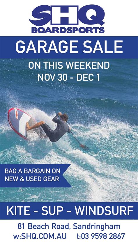 Collection by kristi | craigslist garage sales diy decor & crafts • last updated 3 days ago. SHQ Garage Sale Dates - 30th Nov / 1st Dec | Windsurfing ...