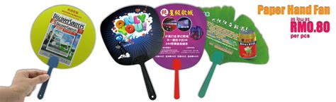 Promotional Hand Fans Printing Book Printing Services Malaysia