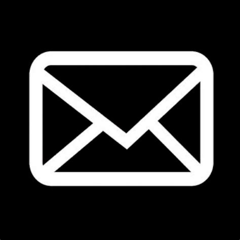Email Icon Black And White Email Icon Symbol Of Email Black