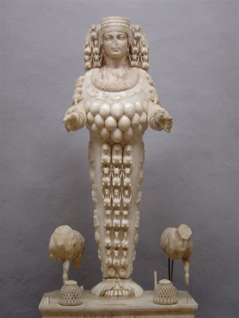 Artemis Also Known As Diana Of Ephesus With Her Many Breasts To