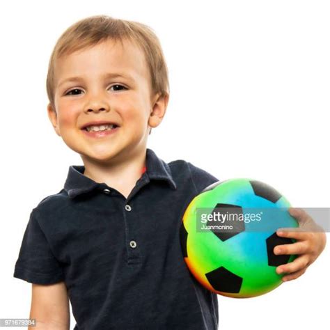 Holding Soccer Ball White Background Photos And Premium High Res