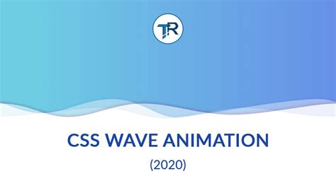 Css Wave Animation Css Wave Banner Youtube