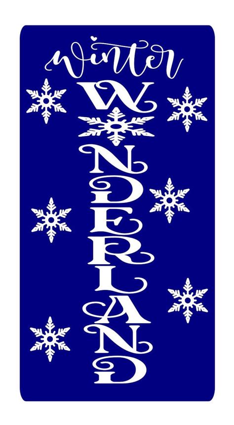Winter Wonderland Sign Holiday Sign Metal Sign Etsy
