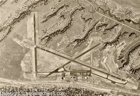 Historical Aerial Photograph Billings Logan International Airport Kbil