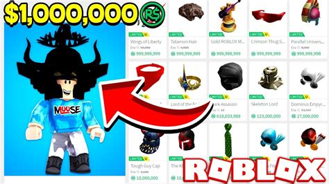 Roblox 10 most expensive catalog items thegamer : THIS IS THE MOST EXPENSIVE ROBLOX ITEM! - YouTube