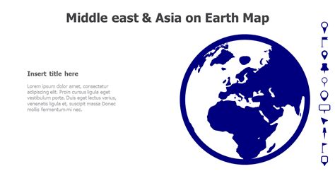 Middle East And Asia On Earth Map 3 Inforgraphics And Slides