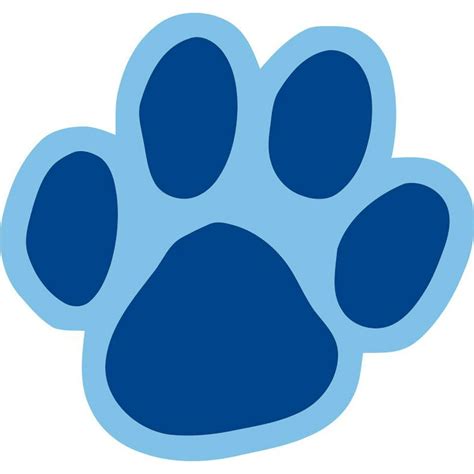 Blues Clues Blue Paw Print Kids Childrens Tv Show Wall Decals Decal