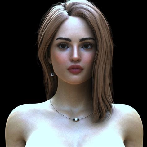 3d модель Realistic Sexy Woman Naked Turbosquid 2075937
