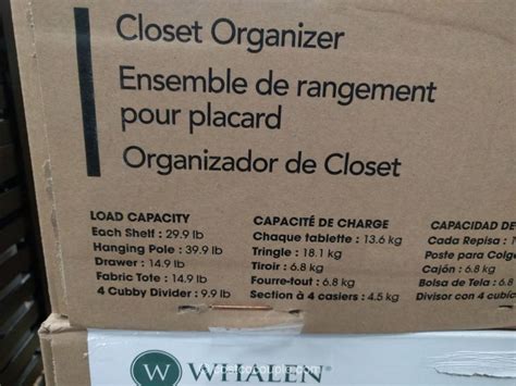 We did not find results for: Whalen Closet Organizer