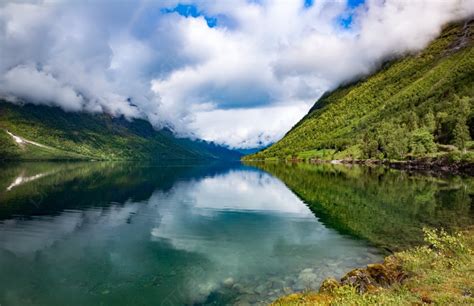 Beautiful Nature Norway Natural Landscape Background And Picture For