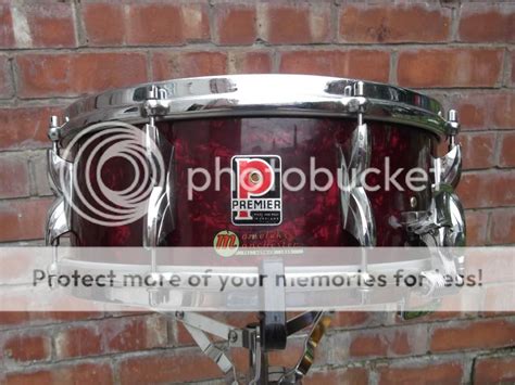 Premier Early 60s Red Pearl Royal Ace Snare