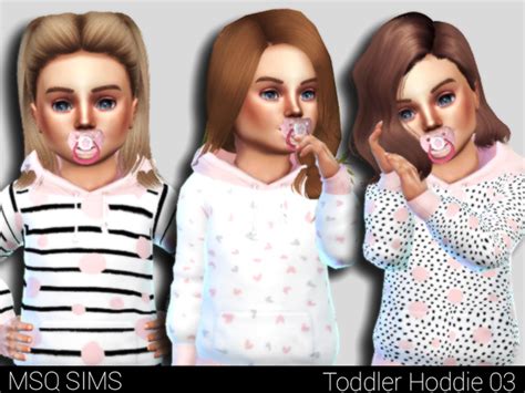 Toddler Hoddie 03 At Msq Sims Sims 4 Updates