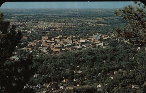 Aerial View Boulder Co Postcard