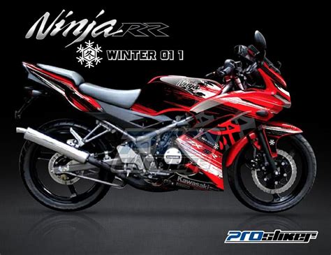 Pada motor sport ninja 150 rr 4 tak ini telah dibekali dengan spesifikasi tambahan yang mumpuni. Jual Striping Kawasaki Ninja 150 RR NEW motif Grafis ...