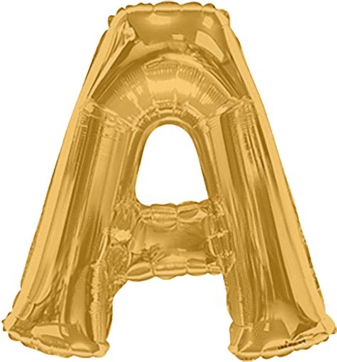 Giant Gold Mylar Balloon Letter A Instaballoons Letters Arch Hd Png