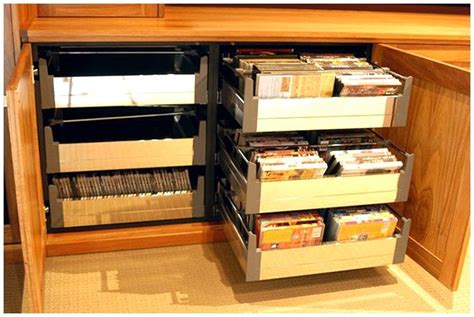 What kind of shelves do you need for a dvd collection? dvd storage drawer insert - chest of drawers