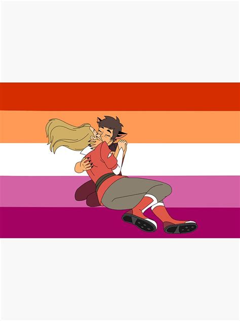Catradora Lesbian Pride She Ra Sticker For Sale By Mirijarts Redbubble