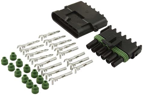 Allstar Performance 6 Wire Weather Pack Connector Kit