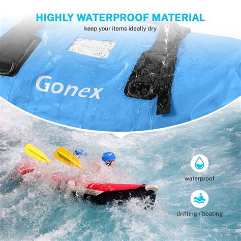Gonex 60l 80l Extra Large Waterproof Duffle Travel Dry Duffel Bag Heavy Duty Bag With Durable