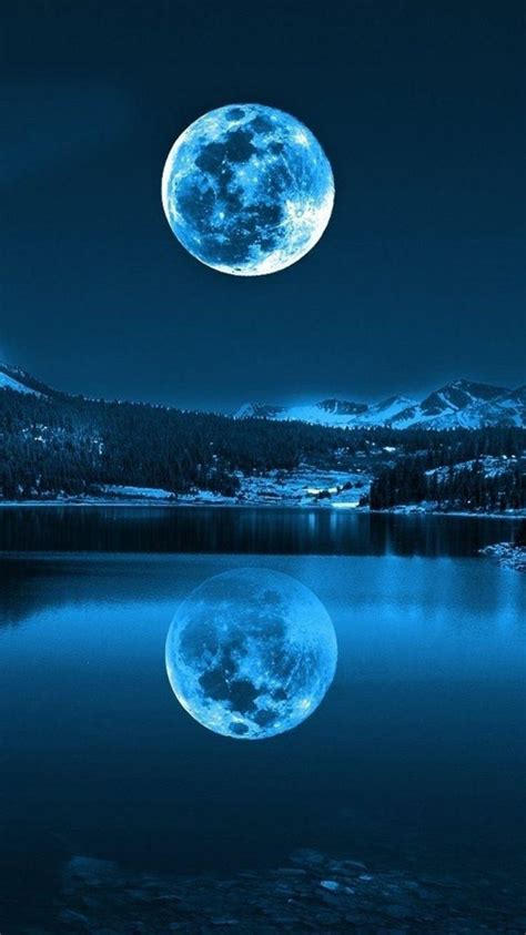 Blue Moon Iphone Wallpapers Top Free Blue Moon Iphone Backgrounds