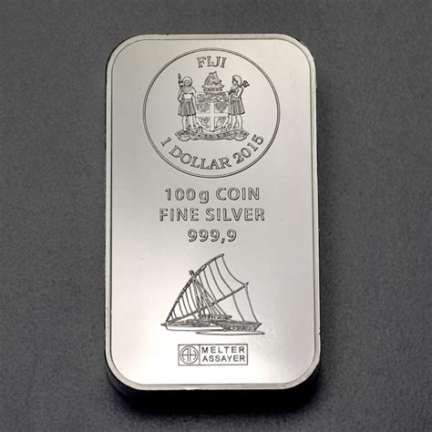 Fiji Münzbarren 100g Silber Der Fidschis Von Argor Heraeus