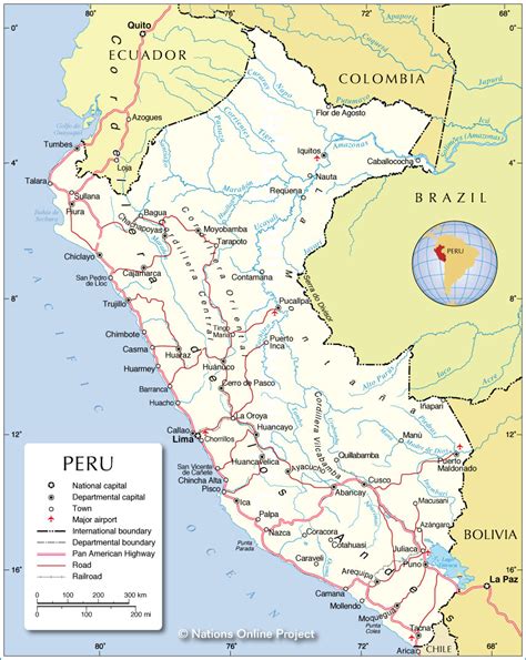 Mapa Político De Perú Infografia Infographic Maps Tics Y Formación